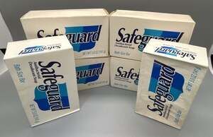 Safeguard Antibacterial Deodorant Beige Bath Sz Bar Soap  6 - 5 oz NOS 1994 Vtg